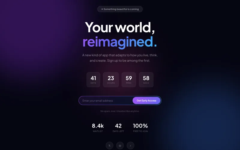 Preview of the Aurora template